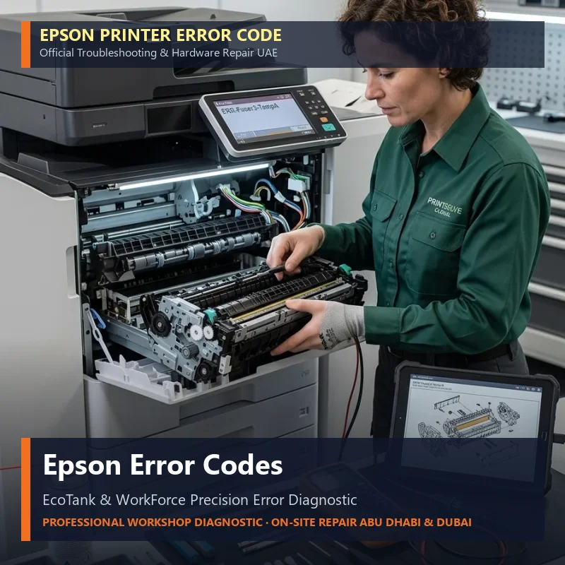 Epson EcoTank WorkForce Error Codes Diagnostic UAE