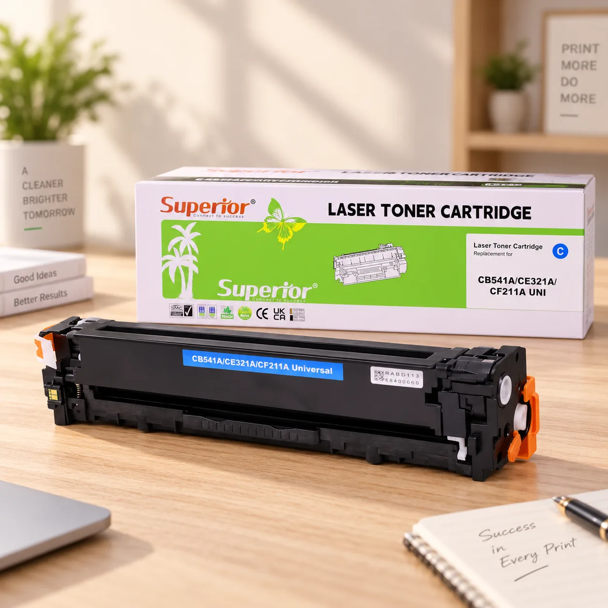 Superior CF211C Cyan Compatible Toner Cartridge – With Chip