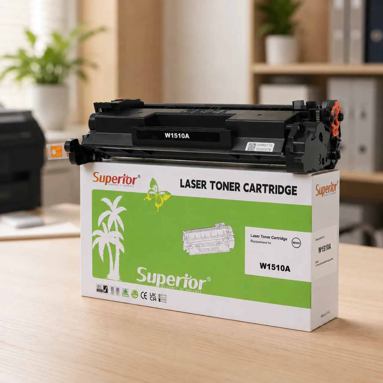 Superior Toner W1510A/151A Black Toner Cartridge | Compatible Toner
